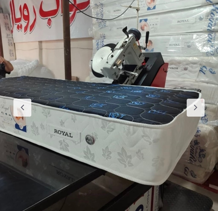 تشک رویال طبی فنری یک و دونفره ۴سال ضمانت