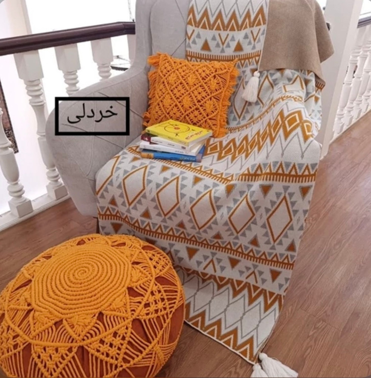 شال مبل چاوچاو رنگی خاص که به همه رنگ مبل قابل ست شدن