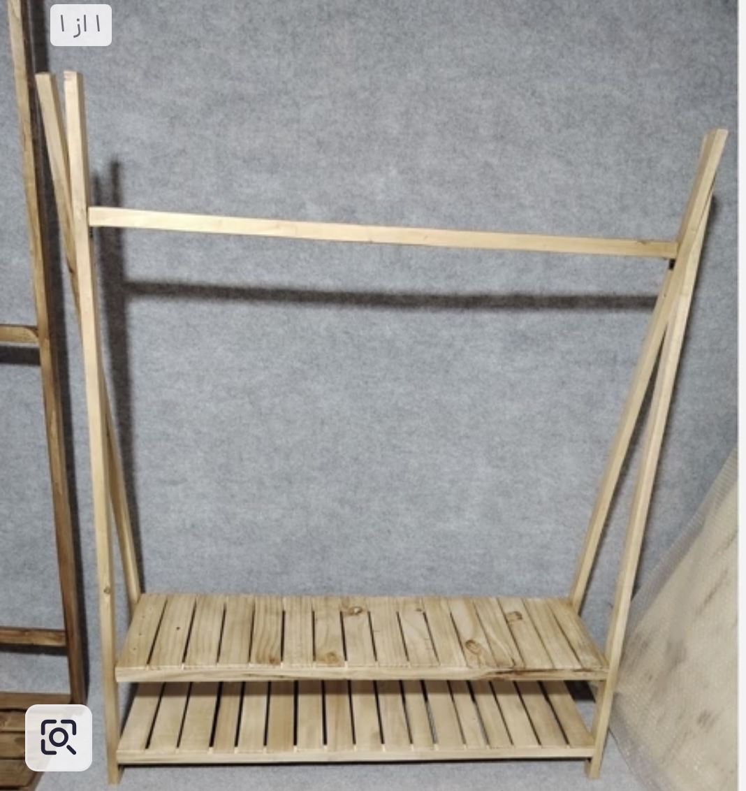 رگال چوبی دوطبقه کودک