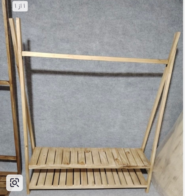 رگال چوبی دوطبقه کودک