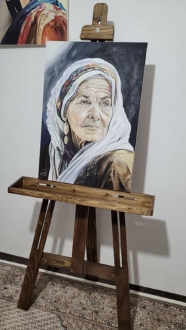 پایه بوم نقاشی چوب روس