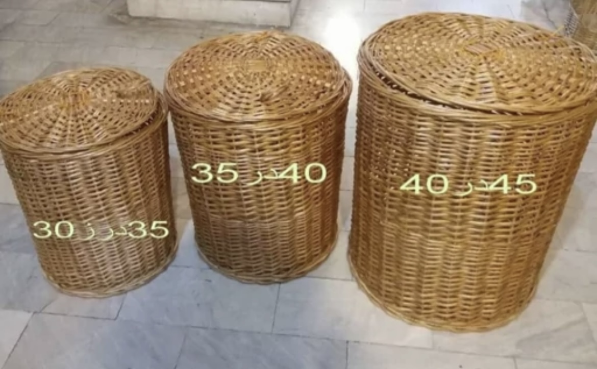 سبد جای لباسی استوانه ای 3تیکه